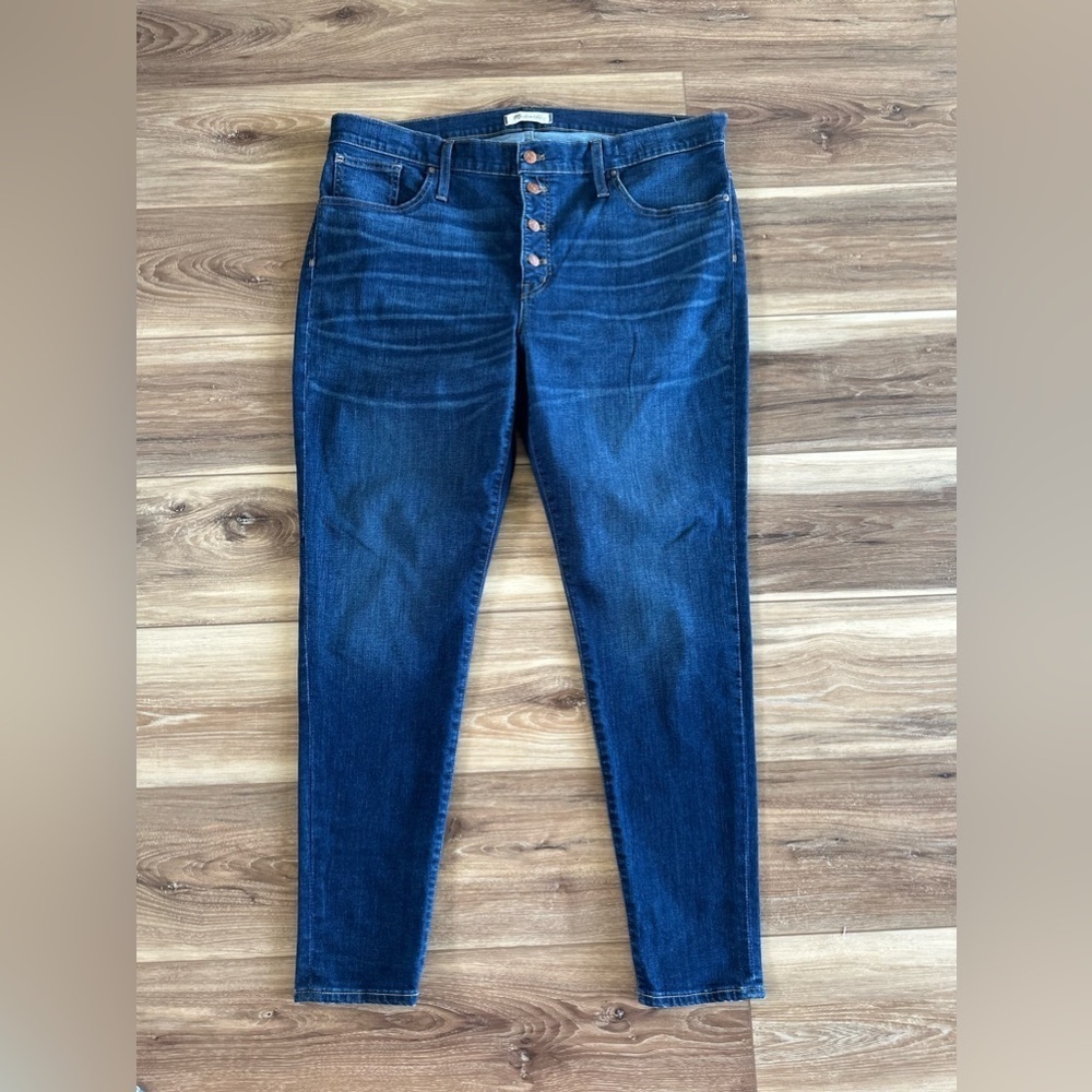Madewell womens 9” high rise skinny jeans size 35